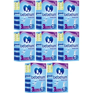 3 Devam Sütü 800 gr 9-12 Ay 8 Adet