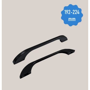 Emir 192-224 mm Alüminyum Metal Siyah Dolap Çekmece Kulpları
