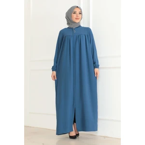 Oktayusta Collection Robalı Mevlana Kesim Günlük Ferace Haki