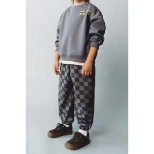 Erkek Çocuk Baskılı 3 Iplik Kumaş Pamuklu Altüst Takım