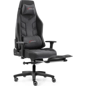 Xdrive Fırtına Profesyonel Oyuncu Koltuğu Ayak Uzatmalı Kumaş Gri/siyah