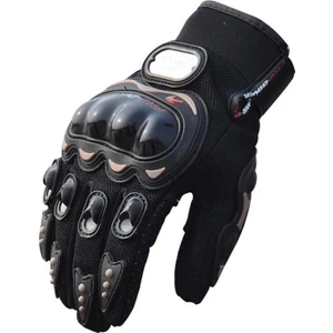 Profesyonel Korumalı Motosiklet Eldiveni – Nefes Alabilir Yapı, Kaymaz Avuç Içi, Dokunmatik Uyumlu