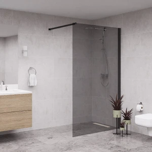 Black  Septo 6mm Füme Cam Seperatör Duşakabin