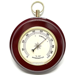 Tekne Higrometre Ahşap Taban Ø13 cm