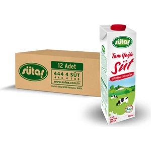 Tam Yağlı Süt 1 L (12 Adet)