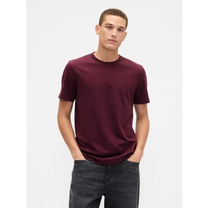 Erkek Bordo Everyday Soft Gap Mini Logo T-Shirt