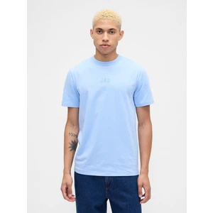 Erkek Açık Mavi Everyday Soft Gap Mini Logo T-Shirt