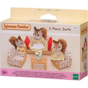 Sylvanian Families 3 Parça Koltuk Seti 4464 3 Yaş ve Üzeri İçin Renkli Oyun Seti