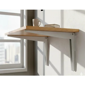 Katlanır Masa Konsolu- 40 cm Beyaz