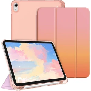 M.TK Moveteck Apple Ipad 11. Nesil A16 2025/10. Nesil 2022 Kılıf Flip Cover Kalem Bölmeli Akıllı Uyku Standlı Çoklu Renkli Pc Cas