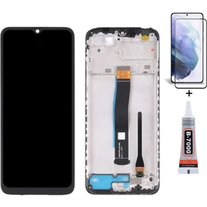 Xiaomi Redmi 10C Çıtalı Ekran LCD Dokunmatik B7000 15ML Yapıştırıcı ve Kırılmaz Cam ile Beraber Yc