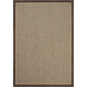 Cool Halı Boston Art 03 Balkon Halısı Hasır Doku Mutfak Halısı Çift Bordürlü Ithal Sisal Halı Yolluk