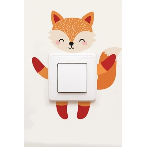 Priz- Mutlu Tilki Çocuk Odası Stickerı