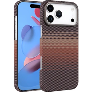 MMP Shop Iphone 17 Pro Max Uyumlu Magsafe Şarj Destekli Kamera Koruma Çıkıntılı Karbon Fiber Tasarımlı Kılıf