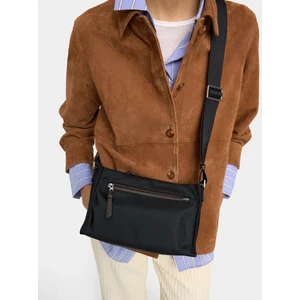 Teknik Kumaş Çapraz Askılı Orta Boy Çanta