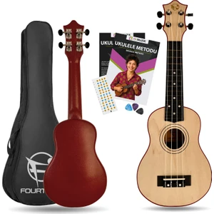 Fourtune Loki SP-21NT Soprano Naturel Ukulele Seti (Başlangıç Seviye)