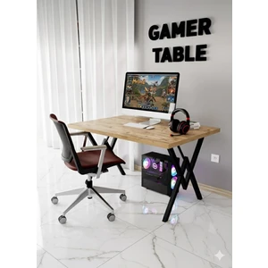 Profesyonel Oyuncu Masası Siyah Bilgisayar Çalışma Masası 120 cm Gamer Table