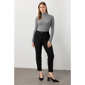 Kadın Büyük Beden Dar Paça Pantolon 1009 Siyah