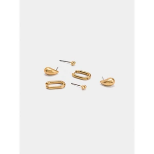 Gold Renkli Küpe Seti