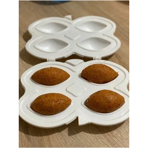 4'lü Oval Şekilde Plastik Içli Köfte Aparatı Makinede Yıkanabilir Kullanım Kolaylığı