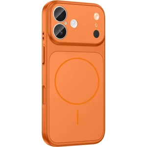 iPhone Turuncu 16 Uyumlu 17 Pro Max Görünüme Çeviren Kamera Koruma Magsafe Kılıf