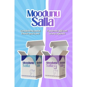 Moodunu Salla Geniş Paket -Komik Eğlenceli Kutu Oyunu-Arkadaş Grubu Aile Parti Yılbaşı-Mood Kart