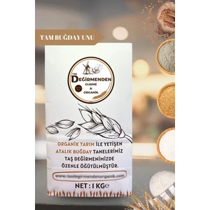 Taş Değirmenden Organik Atalık Tam Buğday Unu - 1 Kilo