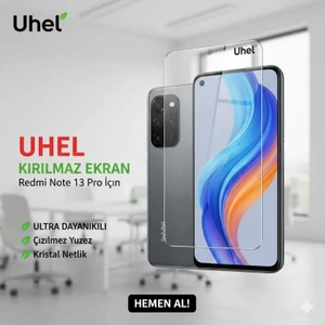 Xiaomi Redmi Note 13 Pro Uyumlu  Tamperli Cam Ekran Koruyucu Kırılmaz Cam