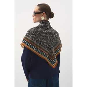 Flora Modal Eşarp Lacivert