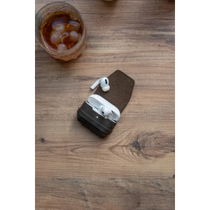 Minimal X Design Airpods Pro 3 Deri Kılıfı - Apple Uyumlu - Gerçek Deri El Yapımı