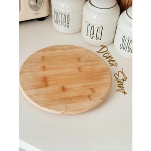 Bambu 360° Döner Standlı Servis ve Sunum Tabağı
