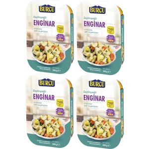 Zeytinyağlı Enginar 200 gr x 4 Adet