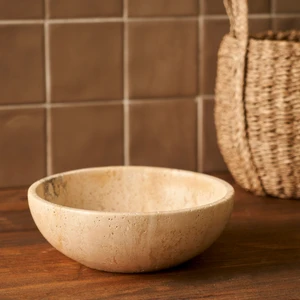 Ephesus Traverten Dekoratif Kase Naturel (20X7 Cm)