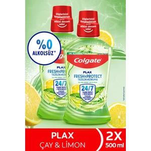 Plax Çay ve Limon Plağa Karşı Ağız Bakım Suyu 500 ml x 2 Adet