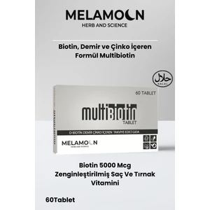 5000 Mcg 60 Tablet- Biotin, Demir, Çinko (Saç, Tırnak ve Cilt için)