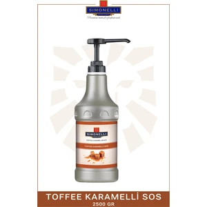 Profesyonel Sos| Karamel |2500 gr Pompa