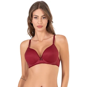 Basic B Cup Çıkartılabilir Askı Destekli Sütyen | Bordo