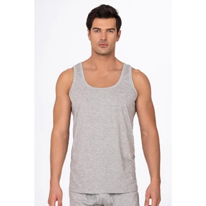 Erkek Pamuklu Penye Süprem Atlet  | Gri K0050