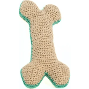 Örgü Kemik Pamuklu ve Doğa Dostu Köpek Oyuncağı