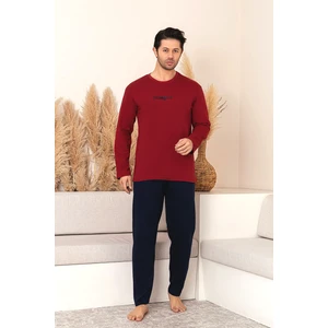 Pamuklu Uzun Kollu Erkek Pijama Takımı