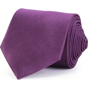 Klasik Cep Mendilli Desenli Mor Erkek Kravat