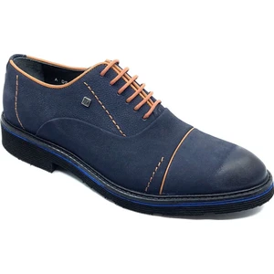 Hakiki Deri Lacivert Erkek Ayakkabı 1070 49 45