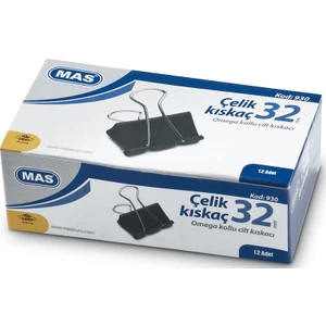 Mas Kıskaç 32 mm Çelik Siyah 12 Li