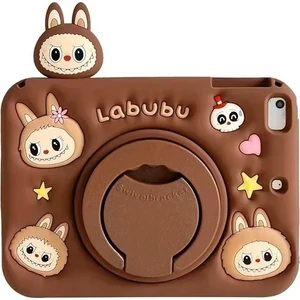 Apple iPad 11.nesil A16 11INÇ/10.NESIL 10.9inç Kılıf Cute Dolls Standlı Eğlenceli 3D Karekterli Çocuk Kılıfı