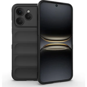 Tecno Spark 40 Uyumlu Kılıf Etnik Optimum Mat Kamera Korumalı Silikon Siyah