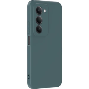 Xiaomi Redmi 15 Uyumlu Kılıf Mara Lansman Soft Silikon Içi Kadife Koyu Yeşil