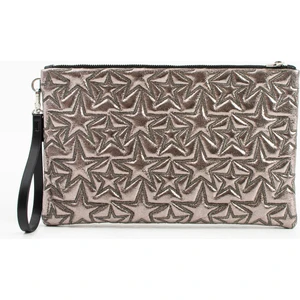 Yıldız Desenli Platin Portföy Çanta