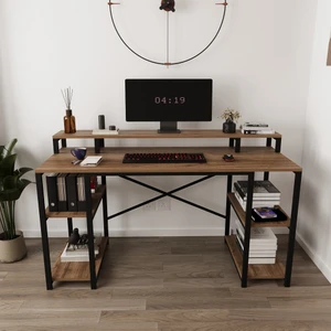 Optima Monitör Raflı Bilgisayar Masası