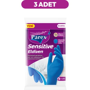 Sensitive Eldiven Orta Boy Üçlü Paket