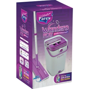 Wondero Flat Pembe Temizlik Seti 1 Adet Ayarlanabilir Mikrofiber Malzeme ile Derin Temizlik